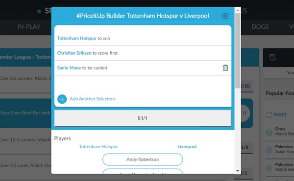 BetVictor PriceItUp